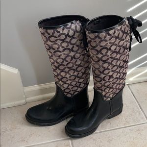 Coach Rainboots